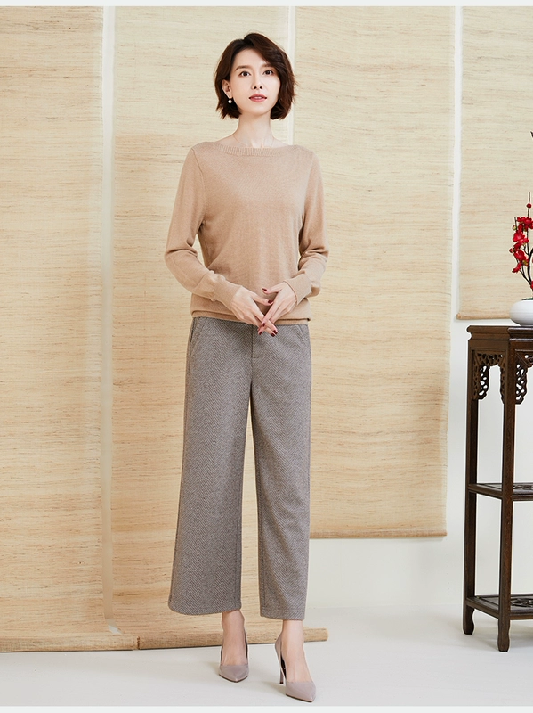 Qingyi cardigan nữ 2020 mùa xuân chạm đáy áo sơ mi nữ màu rắn size lớn áo len dệt kim tròn cổ áo len nữ - Đan Cardigan