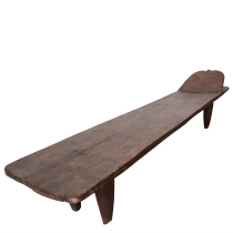 Collection of Things) Africa Imports Mali Country Comeback Dwarf Bed Long Wooden Bench Side Table Solid Wood Tea Table Handmade Wood Carved Furniture