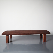 Collection of objects) Oriental solid wood four-legged dwarf table Silent Wind Tea Table Chinese Style Furniture Benches Home Hotel Folk Soft Clothing