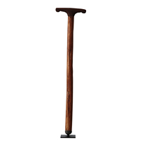 Collection of Things) Tea Magu Road old Climbing Stick Cane Wood Carvings Decoration Display Pendulum Items Modern Hotel Home