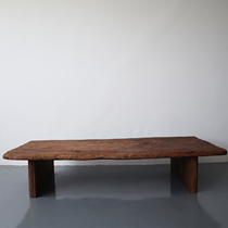 Collection of Things) Wabisabi Silence Large Wooden Table Chinese Tea Table Long Table Ancient Wind Furniture Hotel Folk Home Soft Clothing