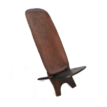 Collection of Things) Africa Import faso Nomadic Plugboard Chair Burkina Faso Original hand engraving folding chair