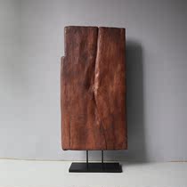 Collection of objects) Oriental antique wood sculptures old wood door panels Silence Wind Mercy hotel Minjuku Home Modern Decoration