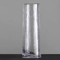 (Collection) Handmade glass bottle Japanese hammer pattern flower ware Wai Ji Feng Vase flower arranging hydroponic vase ornaments