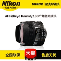 Nikon / Nikon AF Fisheye 16mm f / 2.8D fisheye góc rộng ống kính SLR full-frame - Máy ảnh SLR ống kính canon