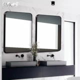 Северная квадратная крыльца декоративное зеркало Американское зеркало в ванной комнате в европейском стиле стена настенная зеркал для спальни зеркало зеркало зеркало макияж зеркало