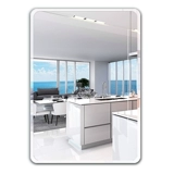 Зеркало в ванной комнате бесплатные отверстия, зеркала ванной комнаты, настенная ванная настенная макияж туалет туалет туалет, простое настенное зеркало