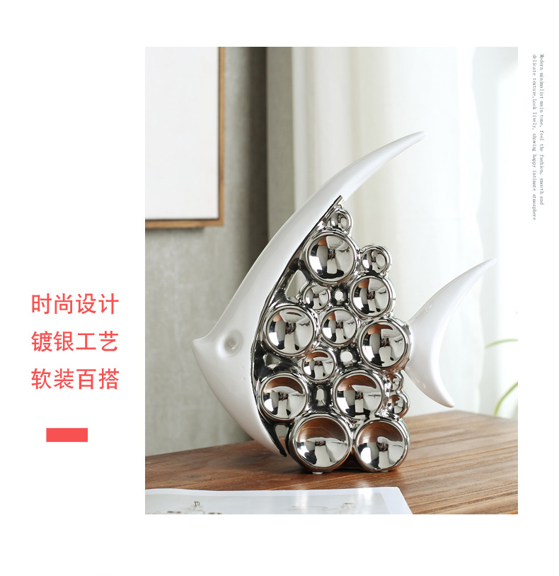 Fu jing home decoration ideas sitting room place wedding gift European - style bedroom TV ark, ceramics handicraft