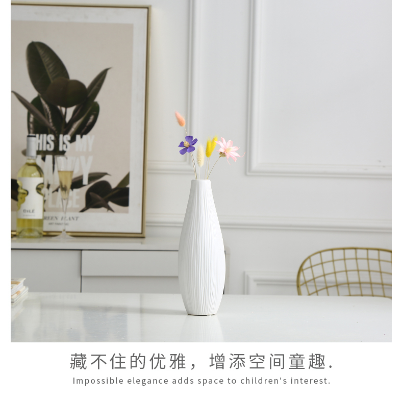 Nordic floret bottle furnishing articles wind dried flowers adornment flower arrangement sitting room table, TV ark, household ceramics decoration ideas