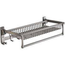 枪灰太空铝毛巾架免打孔卫生间浴室置物架壁挂式洗手间厕所浴巾架