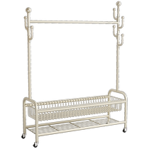 (老客福利)挂衣架落地家用可移动卧室凉衣架阳台挂衣服室衣帽架