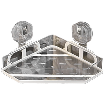 Suction cup corner storage rack bathroom bathroom toilet washstand shower punch-free triangle basket corner storage rack