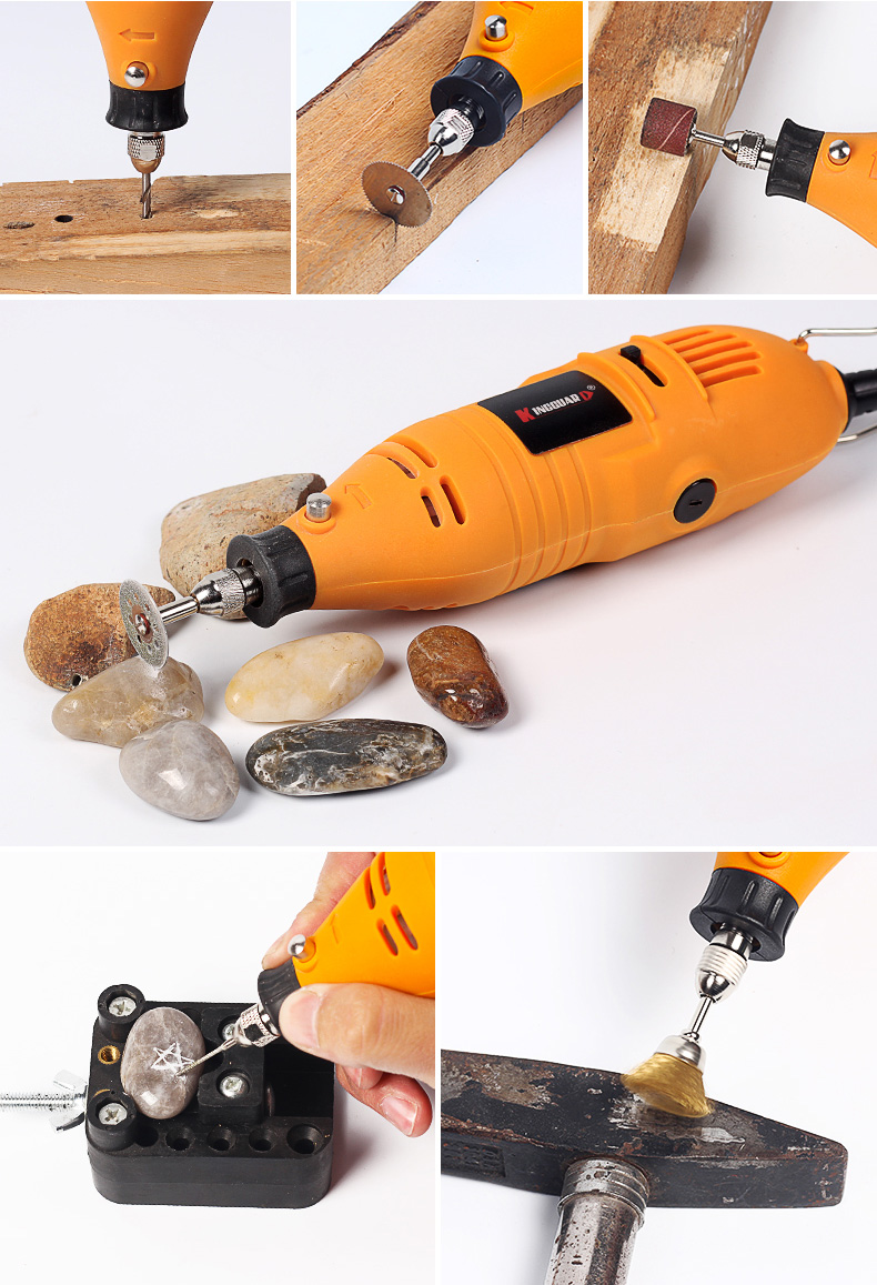 máy cắt gỗ Máy mài điện mini ngọc nhỏ sáp ong khắc máy công cụ điện đánh bóng máy vi mô nhà nhỏ khoan điện máy bắt vít