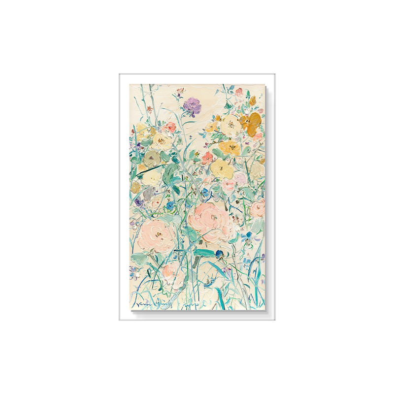 【官方正品】春和花野 橙舍x付毅兵签名限量版画客厅装饰画艺术画