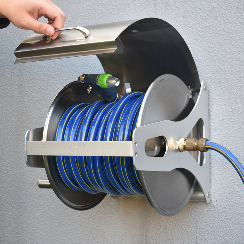 Hongchen with cover wall mounted stainless steel pipe housewash cars waterwater gun nozzle set