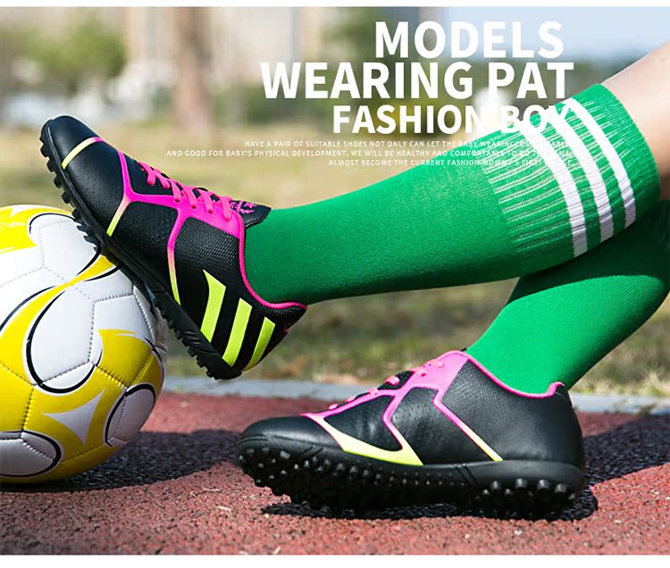 Dan Bulun 2018 mới bị hỏng giày bóng đá móng tay nữ trẻ em lớn nam và nữ giày bóng đá cỏ giày nike thể thao