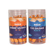 Our shops home deep sea cod sausage shrimp sausage childrens snacks ham sausage baby fish stick meat sausage snacks 150g