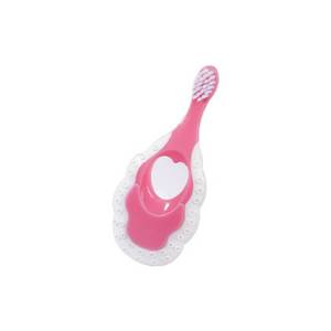 婴幼儿2-6岁防摔软胶牙刷2支装