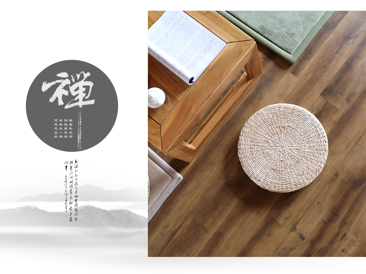 Futon đệm thiền đệm dày dệt tay rơm thảm tatami thiền đệm pad thờ phượng mat Phật thiền yoga - Ghế đệm / đệm Sofa đệm ghế gỗ bằng da
