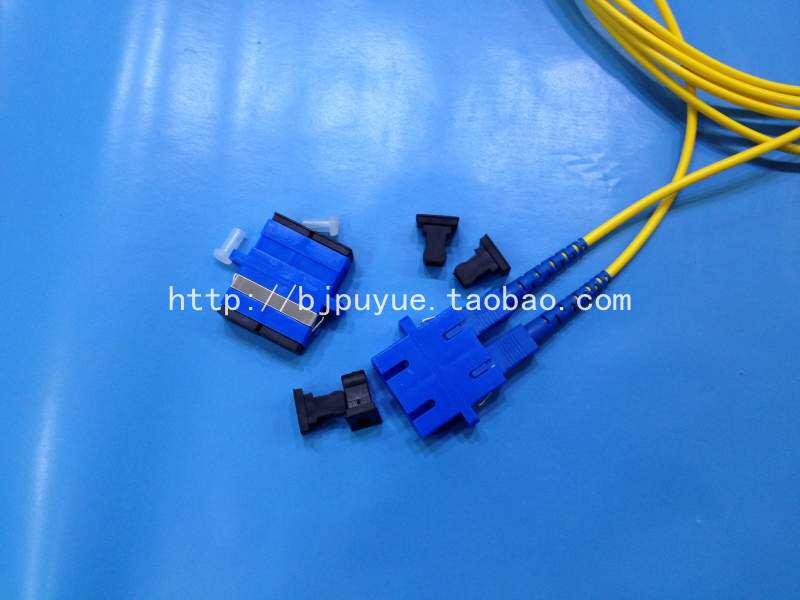 SC duplex fiber optic flange adapter connector coupler