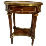 Овальный европейский стиль гостиная изысканный диван журнальный столик