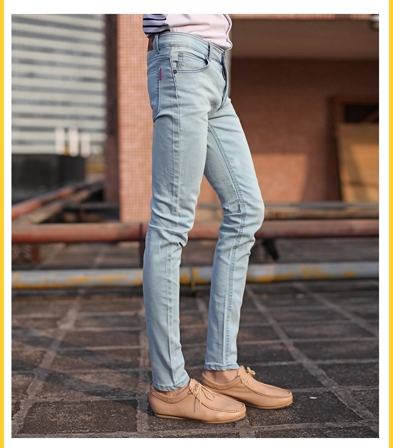 Jeans pour jeunesse super skinny en coton pour printemps - Ref 1464258 Image 74