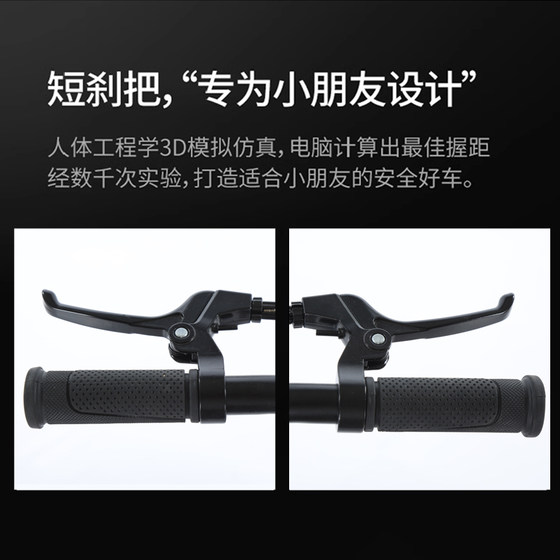 凤凰儿童自行车3-6岁8-12岁铝合金中大童男孩女孩小学生超轻单车