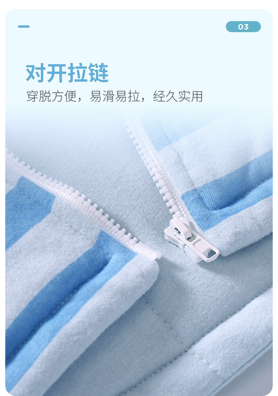 Áo vest bé gái bông ấm áo bé trai cotton bé trai sơ sinh dày bên ngoài mặc khăn choàng mùa thu và mặc mùa đông - Áo ghi lê