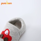 Детская весенняя хлопковая мультяшная обувь для новорожденных, носки, кроссовки, мягкая подошва