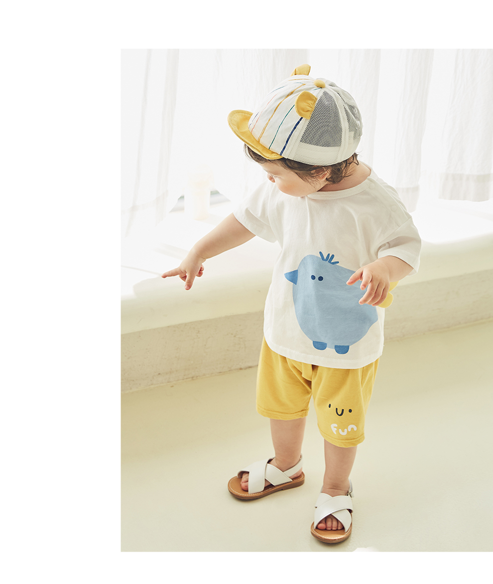 博睿恩 婴幼儿全棉短袖套装 图1