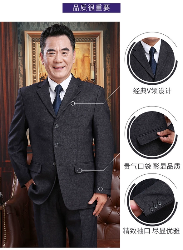 2018 thu đông trung niên phù hợp với nam phù hợp với cha quần âu