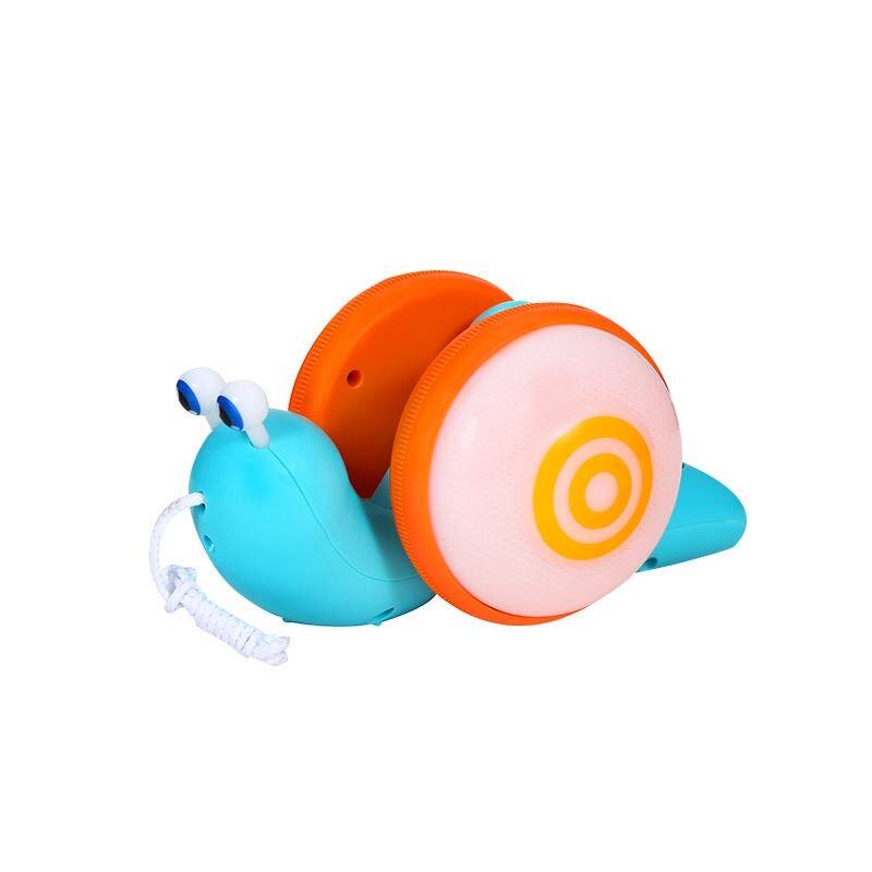 Toy pulling rope snail music light crawl walking Learn to pull rope snail children's toys