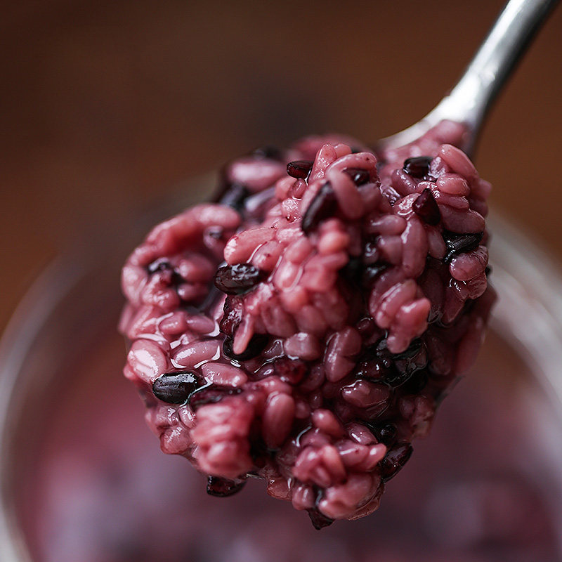 Wine Fox Blood Glutinous Wine Brewed Purple Rice Black Rice Sweet Wine Brewery Purple Rice Mash