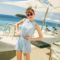VickiVicki ngực nhỏ gợi cảm thu nhỏ váy xẻ tam giác áo tắm nữ ba mảnh - Bộ đồ bơi hai mảnh bikini 2 mảnh