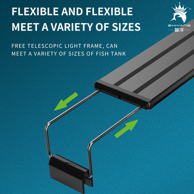 110v fish tank lamp led lamp lighting special aquarium diving lamp aquatic grass lamp waterproof arowana lamp three colors to enhance the beauty