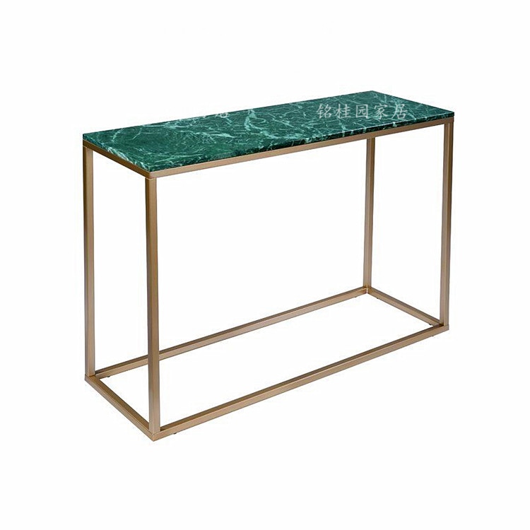 Nội thất tối giản sau hiện đại bằng thép không gỉ đá cẩm thạch hiên hiên tủ bàn hiên trường hợp trang trí tân cổ điển - Bàn / Bàn bàn ghế gỗ phòng khách nhỏ