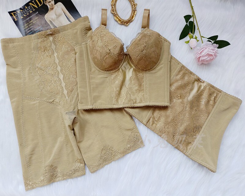 Antinia Beauty Salon Genuine Frandear Royal Style Three-Piece Body Shaper Postpartum Shapewear