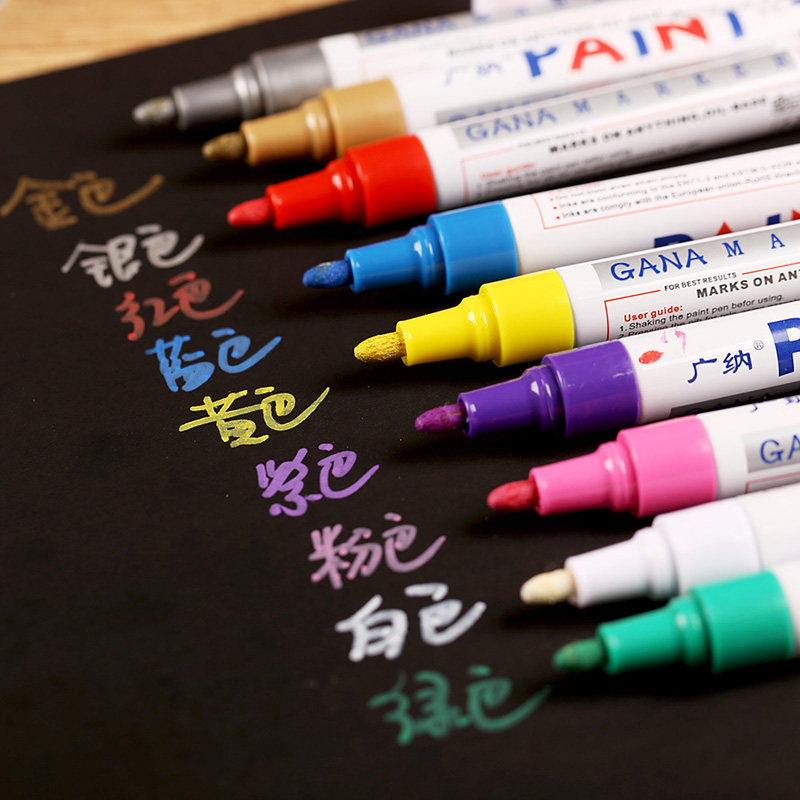 Rangpie Diy Artisanal Movie Set Making Accessories Paint Pen Black Card Writing Pen Diy Painted Special Pen