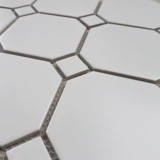 Американский сельский стиль Большой восьмиугольный пограничный пограничный пограничный керамический мозаичный плитка кухня туалетная плитка плитка настенная плитка фоновая стена