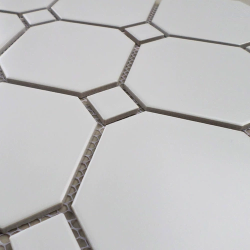 Американский сельский стиль Большой восьмиугольный пограничный пограничный пограничный керамический мозаичный плитка кухня туалетная плитка плитка настенная плитка фоновая стена