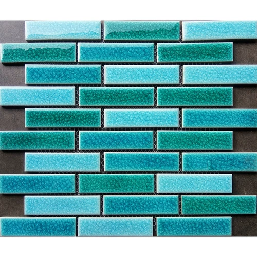 Средиземноморская трива Основанная мозаичная мозаичная плитка льда.