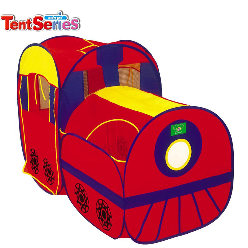 National 85 yuan children's tent play house two cheerful locomotive toy house toy storage room