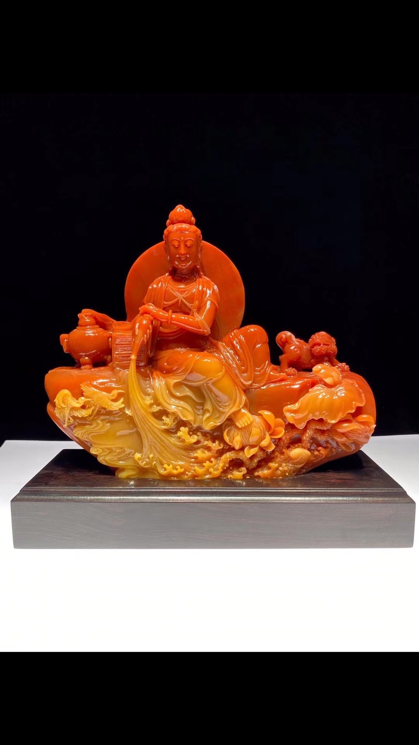 Shoushan stone ornament