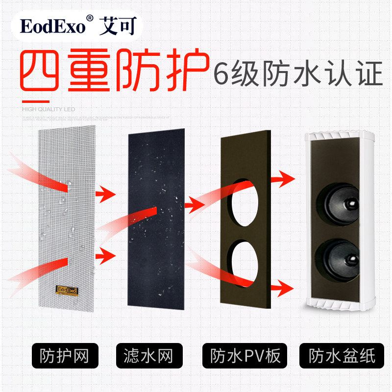 EodExo DSD-5060：商场操场必备，防水音柱让你的声音无处不在！