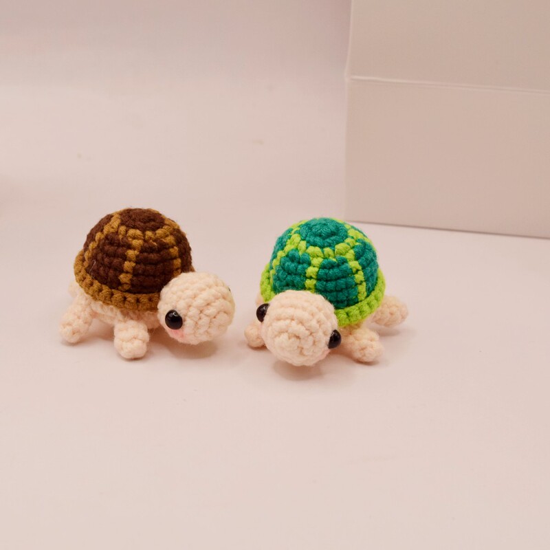 Crochet Handmade Yarn Turtle Keychain Finished Product Gift for Others, Bojun Yixiao Phone Strap Pendant Crochet Handmade Yarn Turtle Keychain Finished Product Gift for Others, Bojun Yixiao Phone Strap Pendant