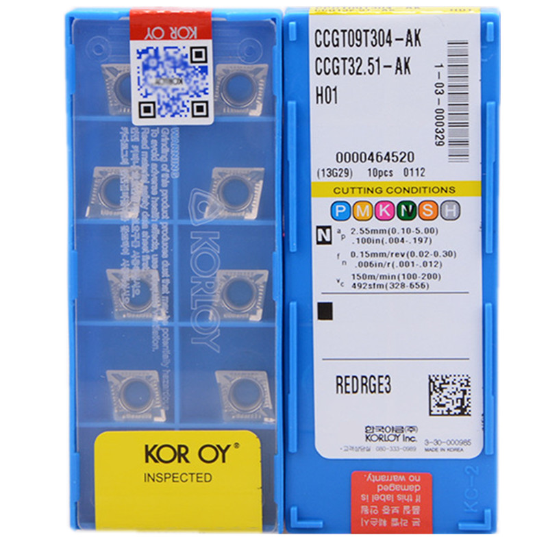 Numerical control aluminum vehicle blade CCGT09T304-AK H01 round knife grain CCGT120408 rhomboid boring 060202