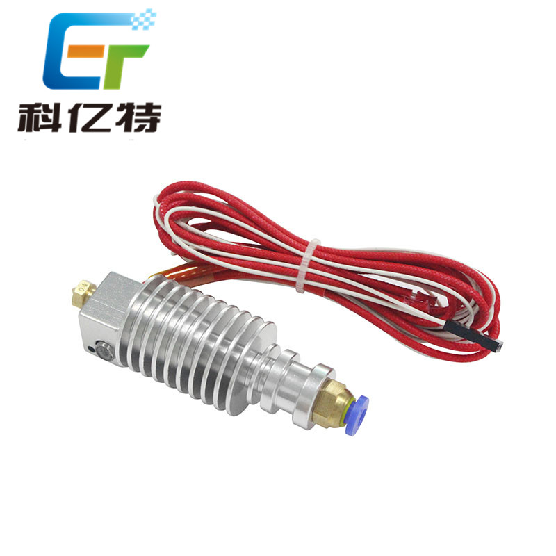 Phụ kiện máy in 3D Đầu đùn kim loại J-đầu phun E3DV5 đầu xa và gần 1,75 / 3.0mm