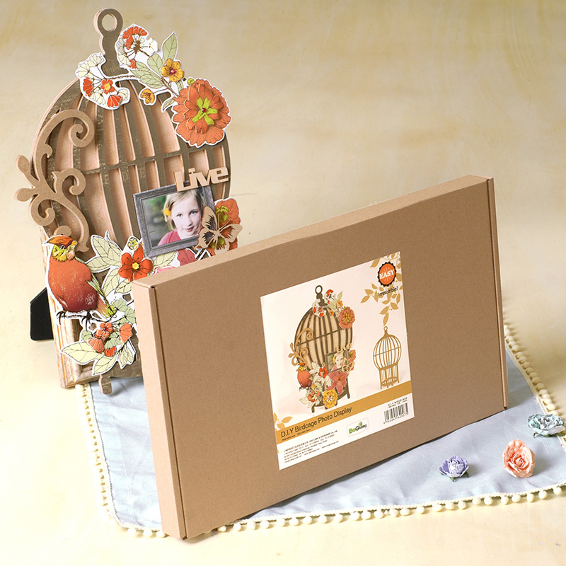 DREAMDAY Creative lovers gift children handmade wooden swing table photo frame DIY Fun wood products DWB-Taobao