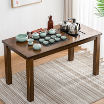 Coffee table modern simple living room side tea table rectangular small tea table Economic tea table small apartment table bamboo