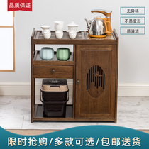 Tea Desk Home Tea Water Cabinet Tea Car Solid Wood Small Tea Table Tea Table Tea Side Cabinet Kongfu Tea With Suit Burning Water Pot